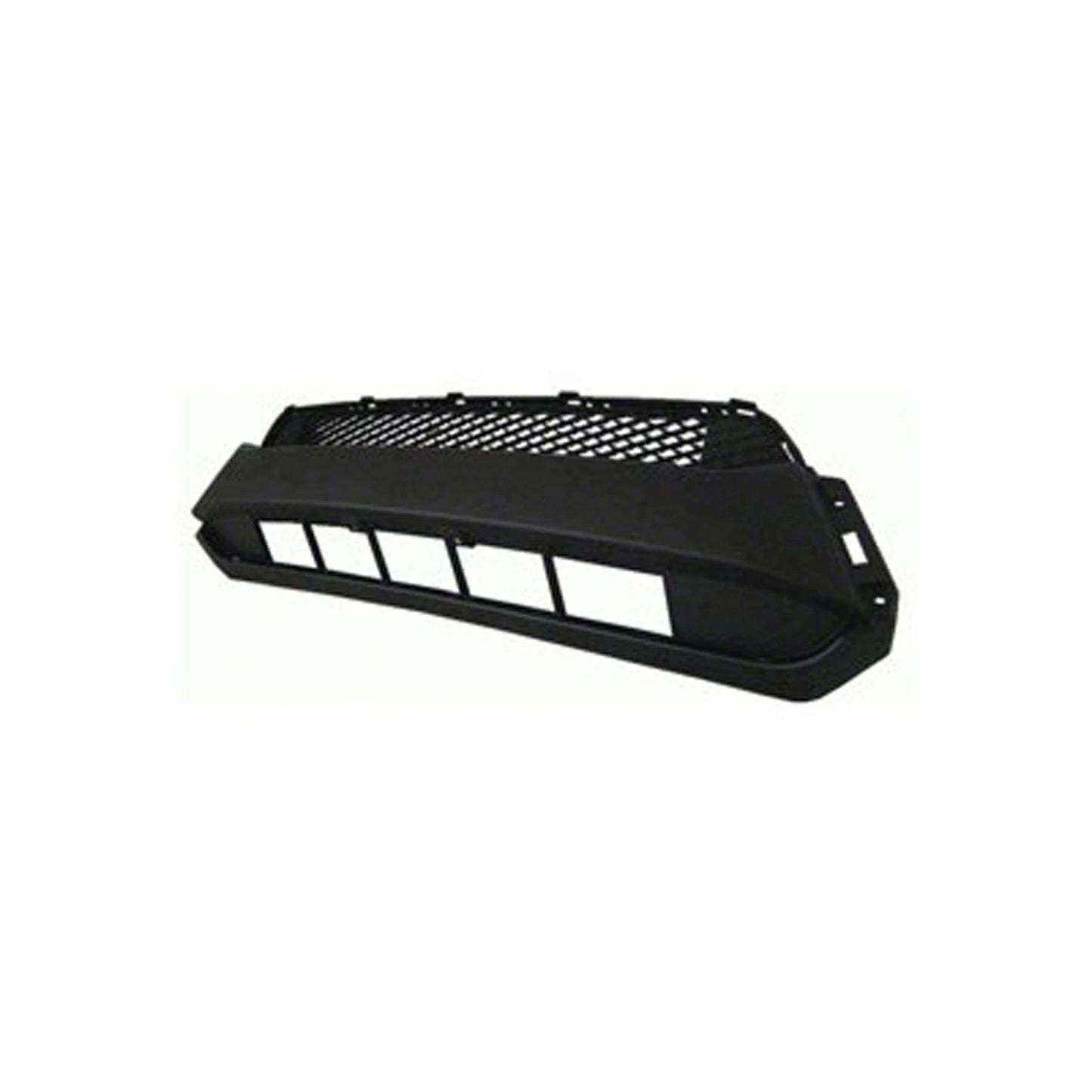 Replacement Black Textured Front Bumper Cover Grille w/Molding
