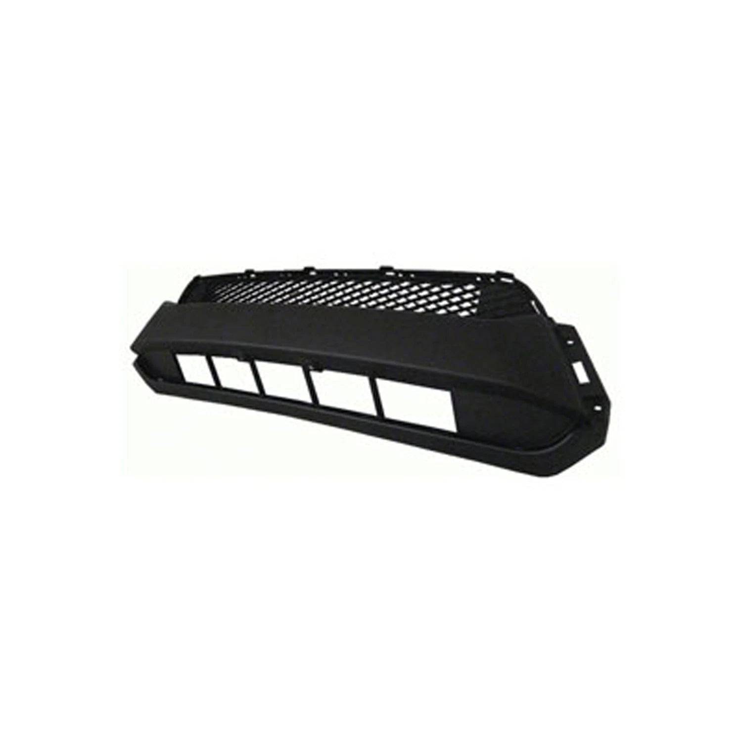 Replacement Black Textured Front Bumper Cover Grille w/Molding
