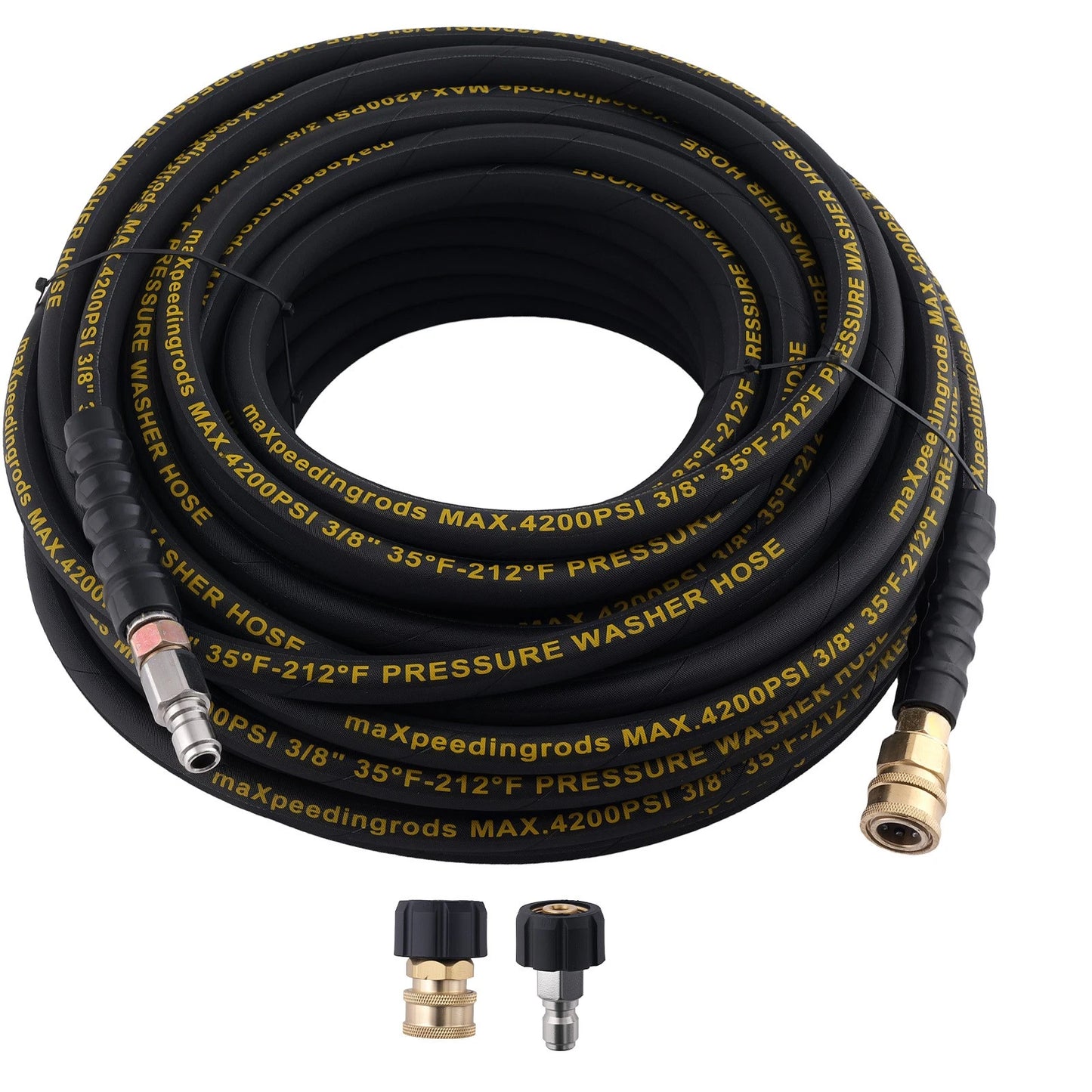 100 ft 3/8 in Pressure Washer Extension Hose for 4200 PSI (Steel) (2005–2007)