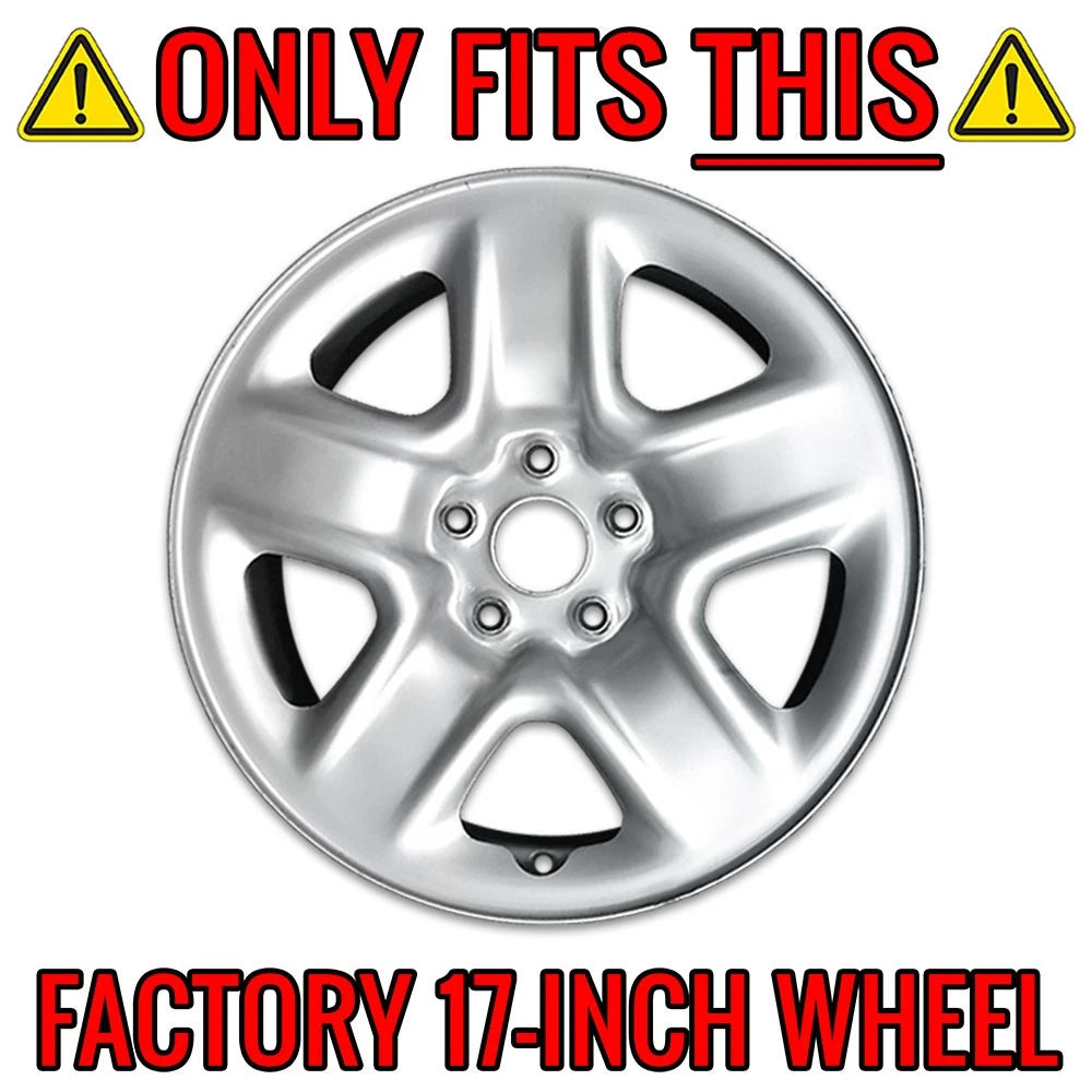 4 Wheel Skins Hub Caps Chrome Full Rim Covers for Toyota RAV4 (2006–2012)