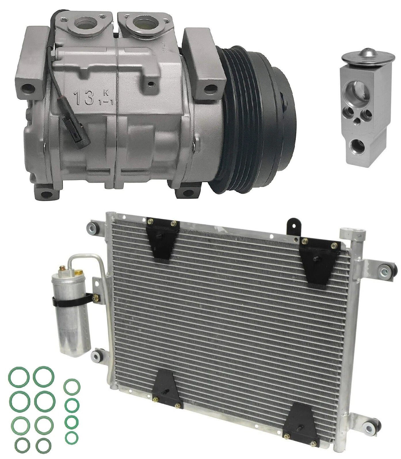 AC Compressor Kit With Condenser for Suzuki Grand Vitara 2.5L (1999–2005)