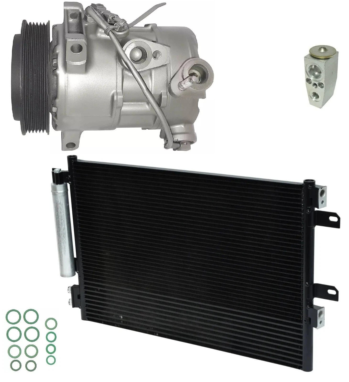 A/C Compressor Kit With Condenser for Jeep Patriot 2.0L (2012–2012)