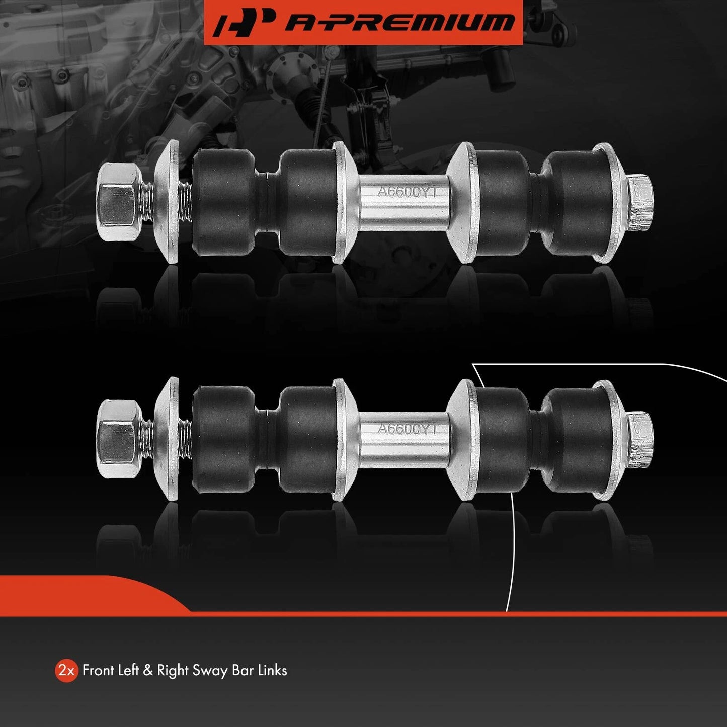 2X Front Stabilizer Bar Links for Chevy Malibu (1997–2003)