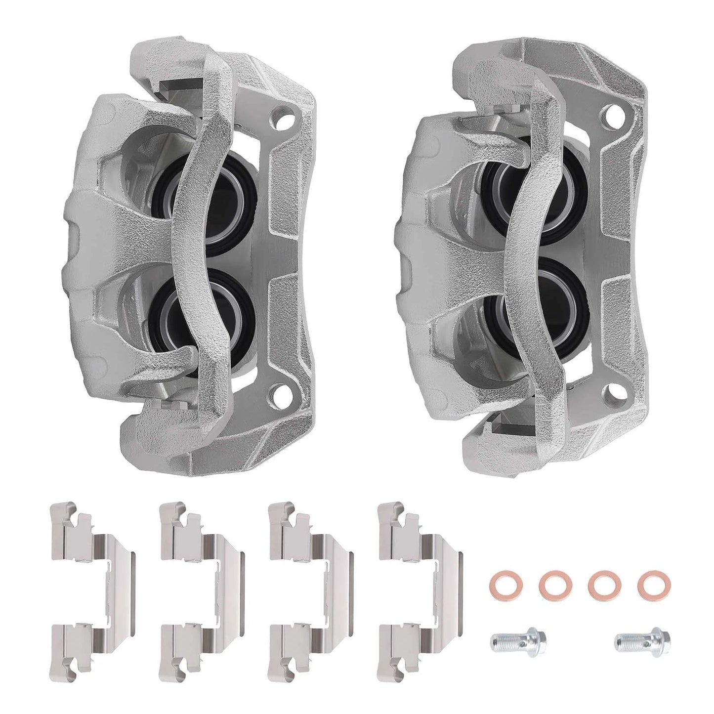 Front Disc Brake Calipers with Brackets for Acura RDX (2007–2012)