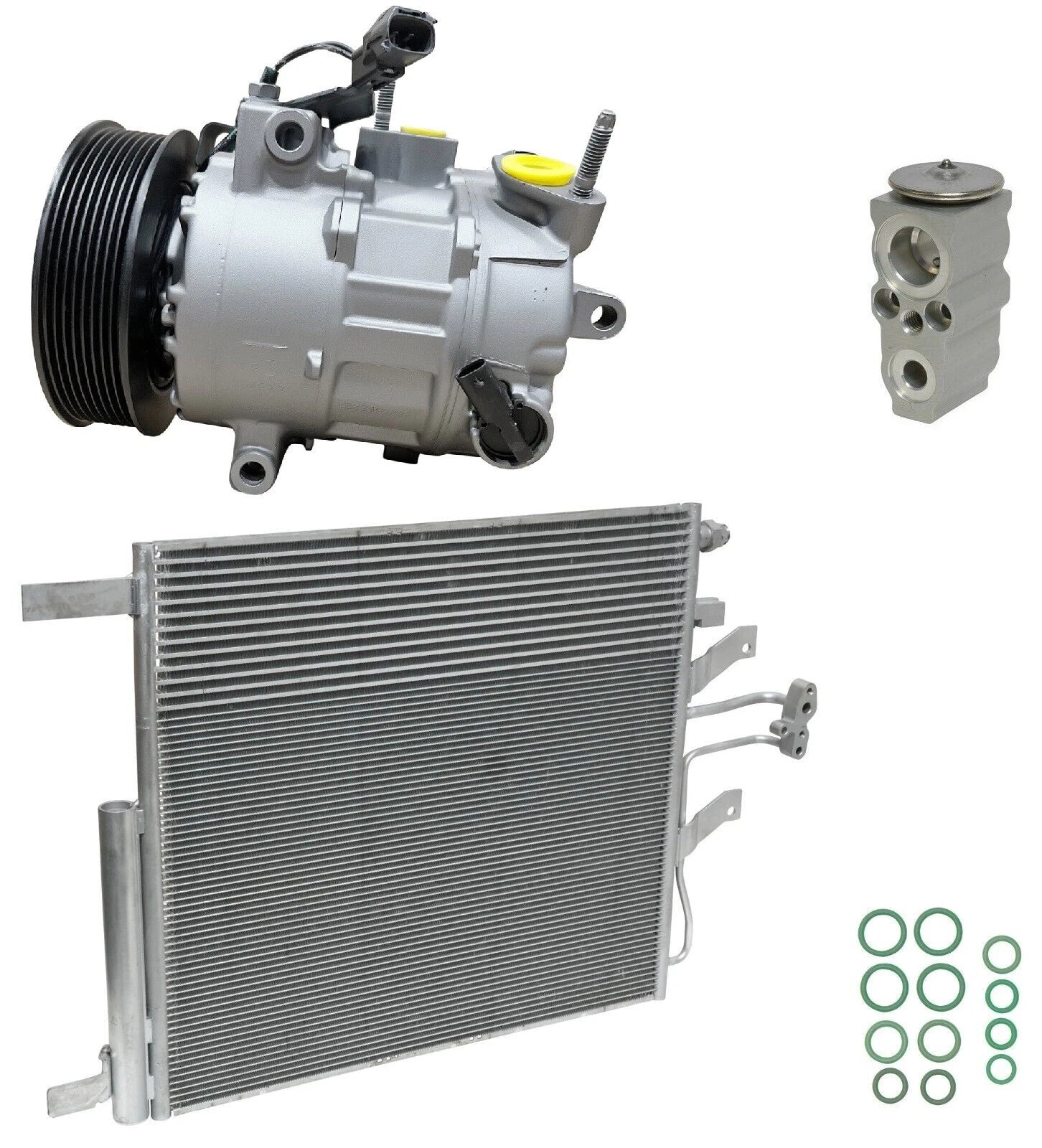 AC Compressor Kit With Condenser for Ram 1500 5.7L Hybrid (2019–2019)