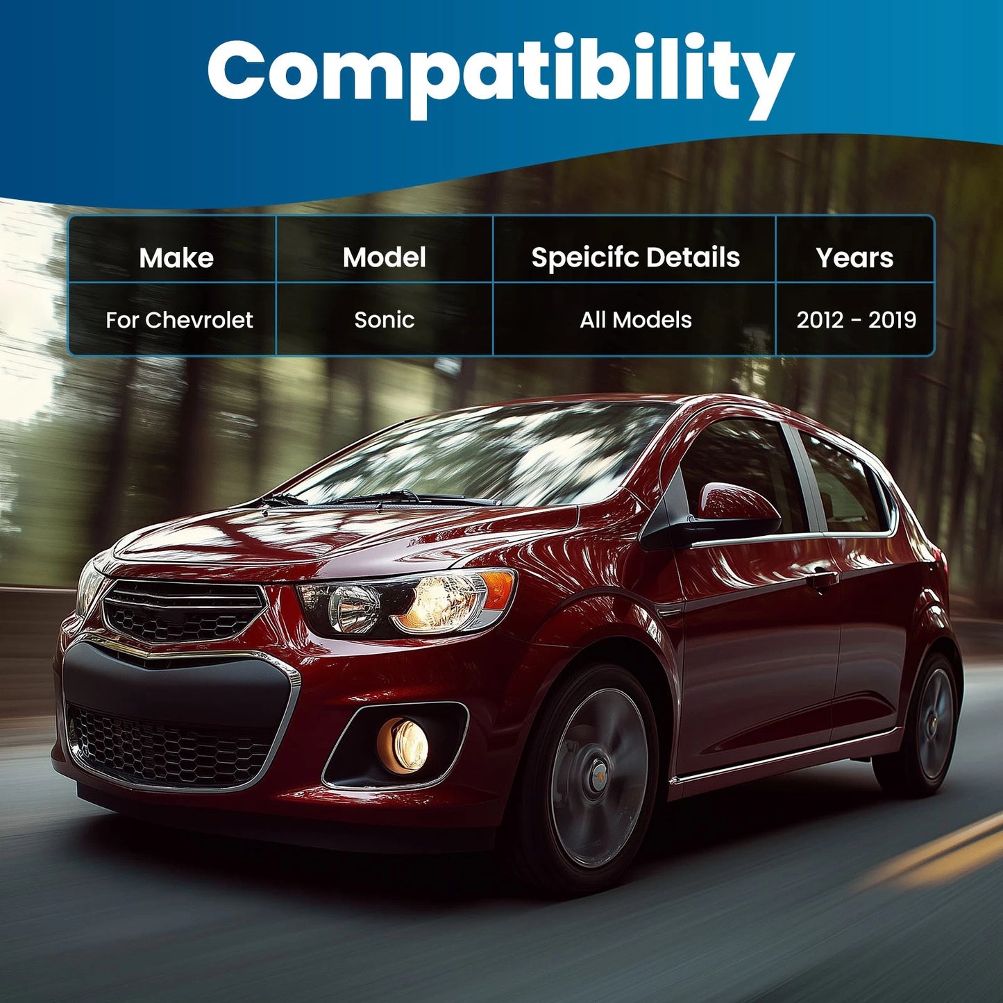Front Lower Control Arms & Tie Rods for Chevy Sonic (2012–2019)
