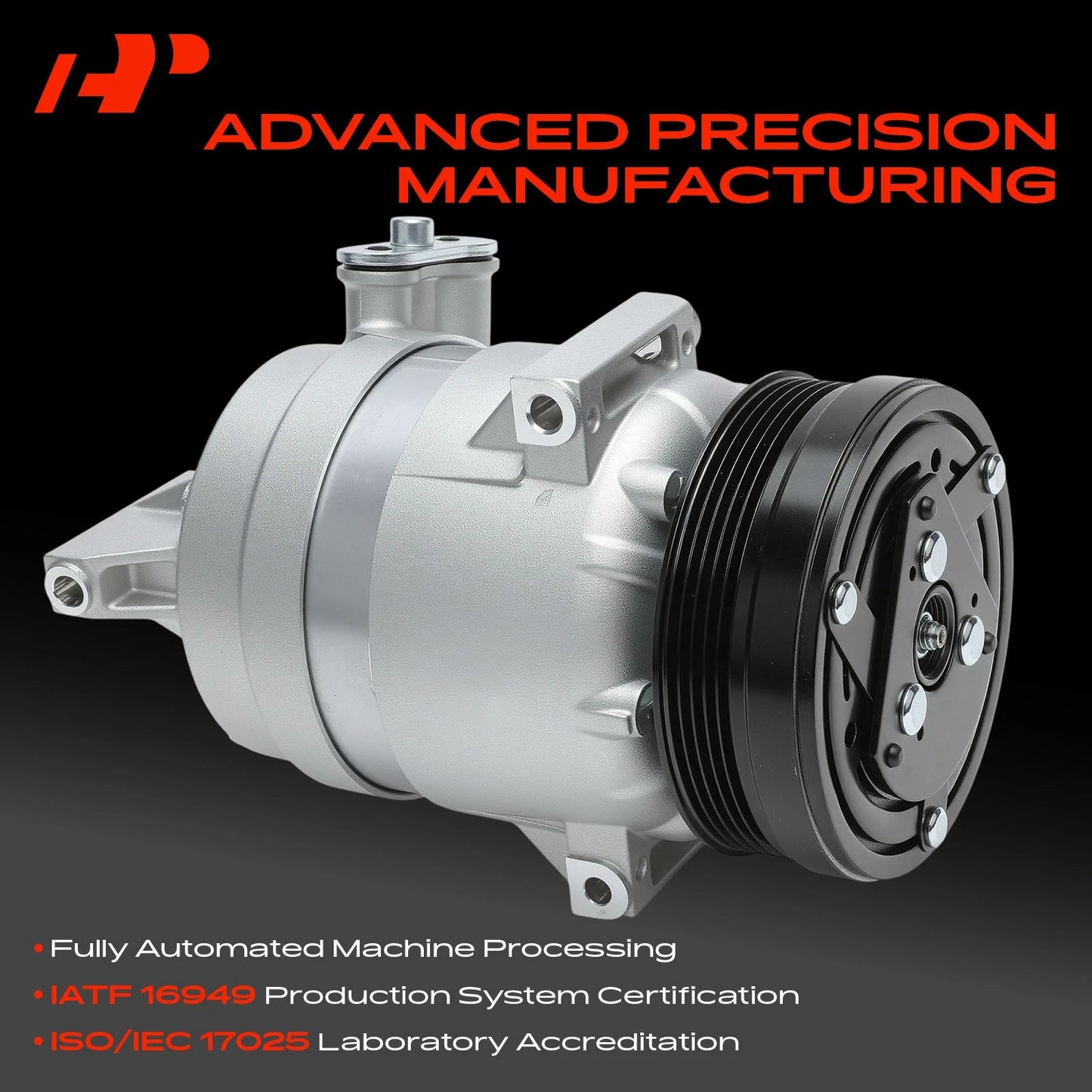A/C Compressor with Clutch for Chevrolet Aveo (2009–2016)