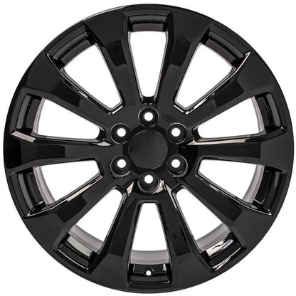 Gloss Black Wheel 22 Inch Replacement for 1992–1994 Chevy Blazer