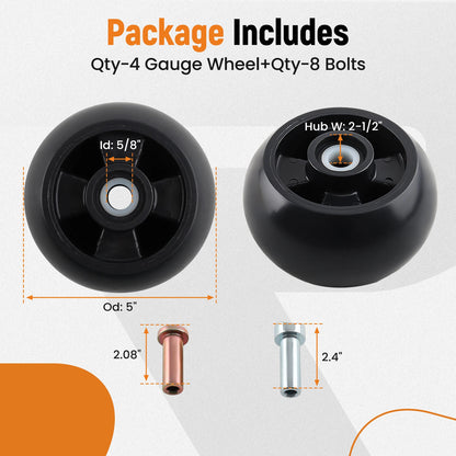 Deck Gauge Wheel Kit for AM125172 4 Pack for GT Series (2012–2016)