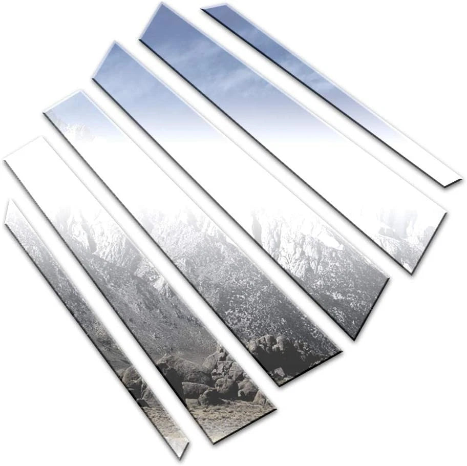 6pc. Luxury FX Stainless Steel Pillar Post Trim for 2006-2010 Infiniti M35/45