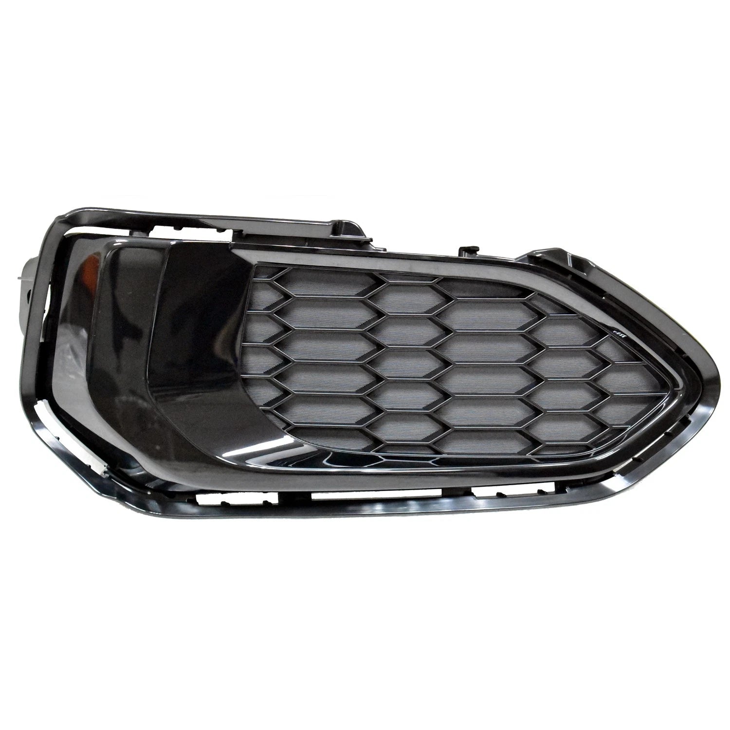 Replacement Black Gloss ABS Plastic Passenger Side Fog Light Cover