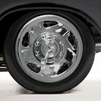 16" 8 Lug Chrome Wheel Covers Full Caps for Truck Van | 4 | Rear | 1 Month Manufacturer Warranty | 16 in