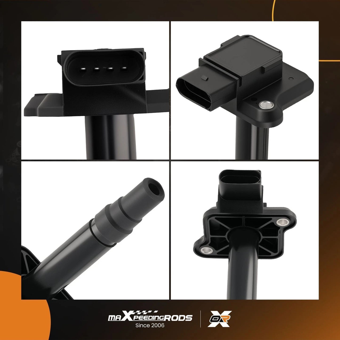 4PCS Engine Ignition Coils Kit for VW Audi (1999–2004) 1.8L 4.2L