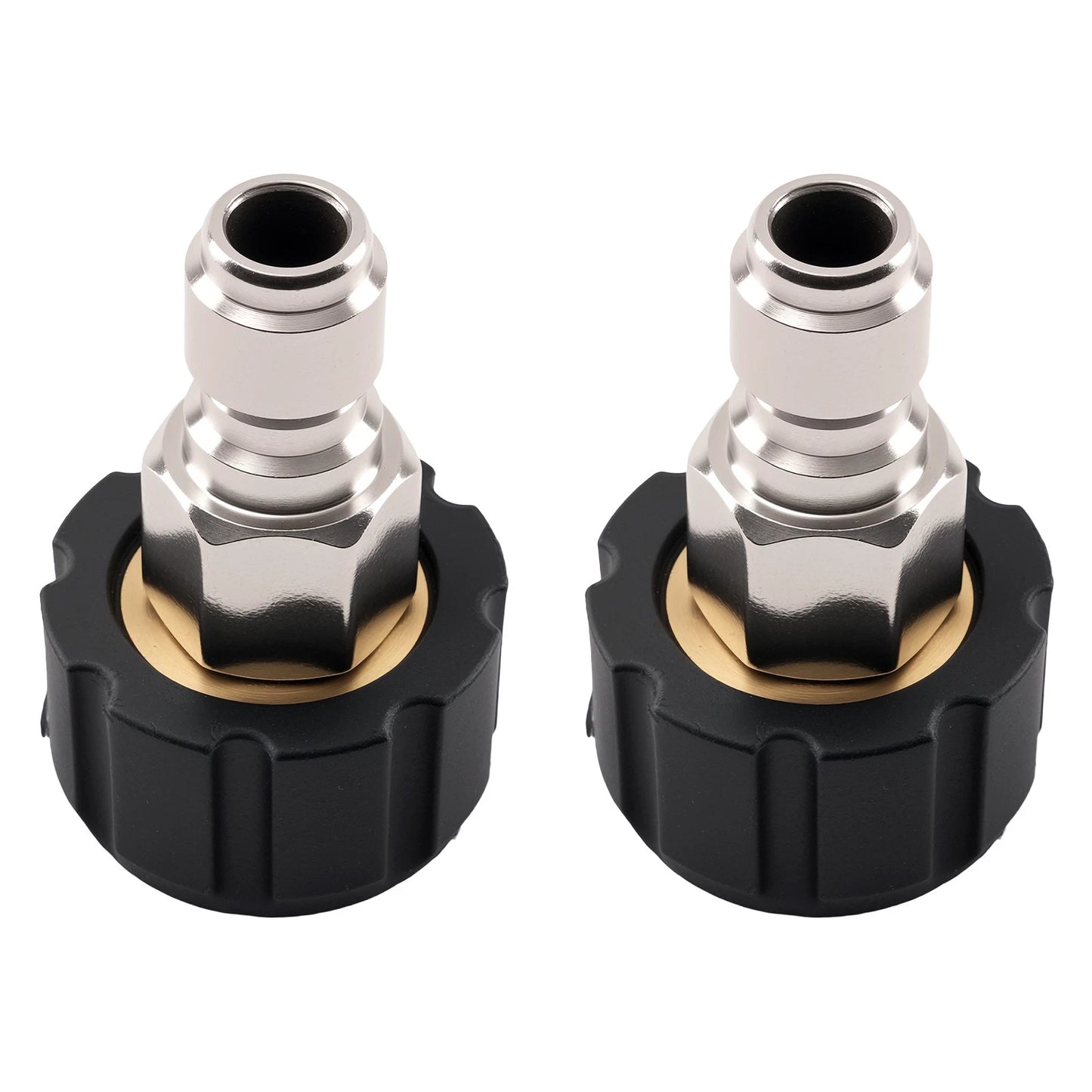 Brass Pressure Washer Adapter for M22-14 to 3/8" Quick Connect (5000 PSI)