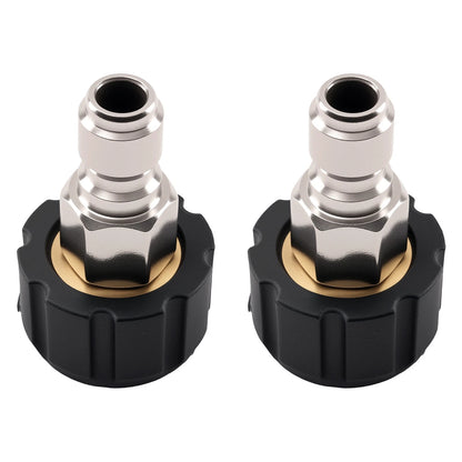 Brass Pressure Washer Adapter for M22-14 to 3/8" Quick Connect (5000 PSI)