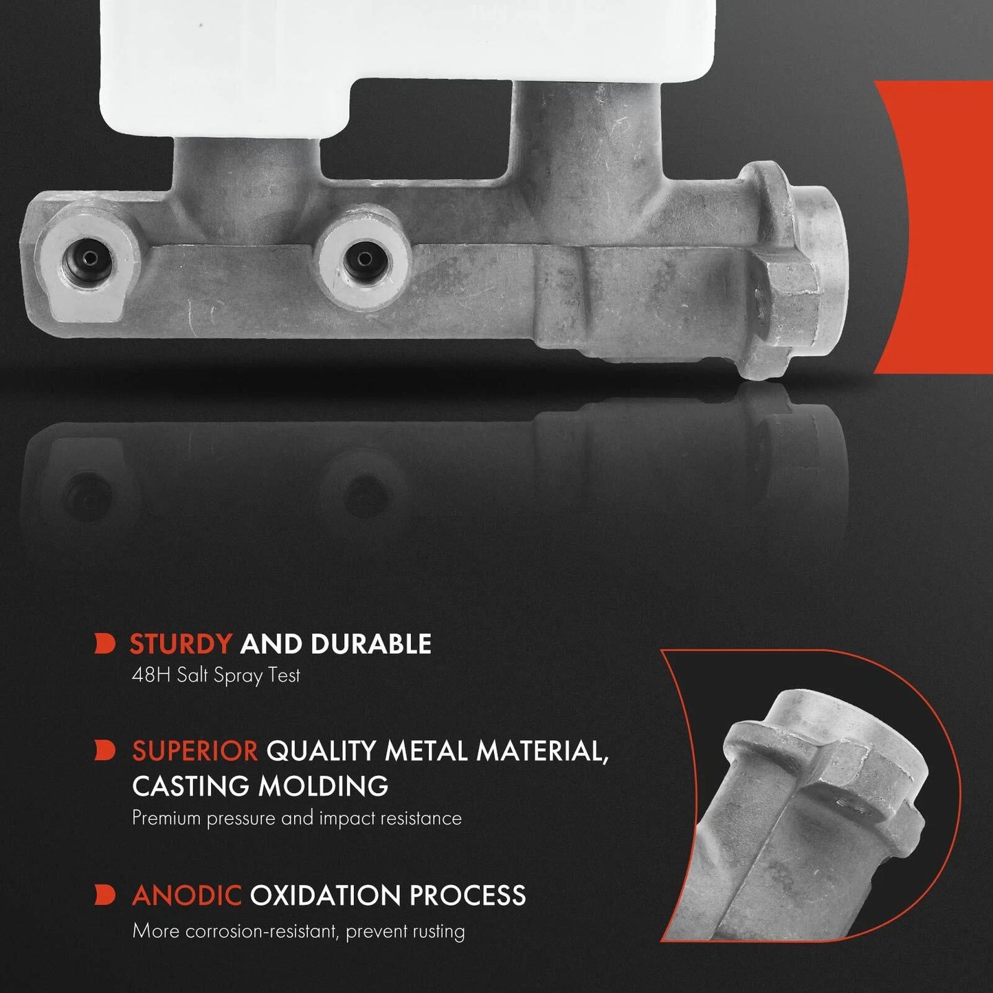 Brake Master Cylinder with Reservoir for Chevrolet Astro G10 GMC P20