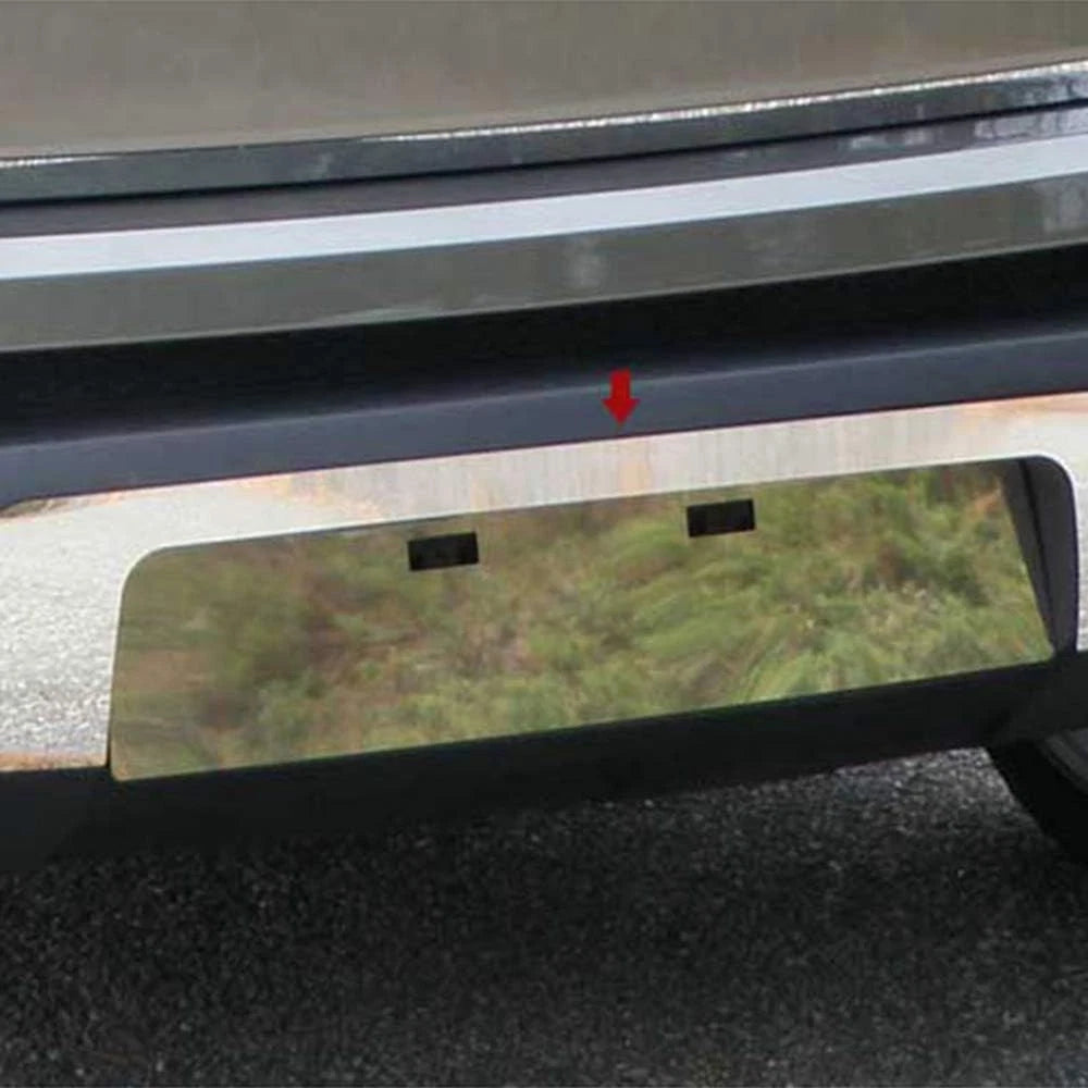 Luxury FX Chrome Upper License Surround for Kia Soul (2010–2011)