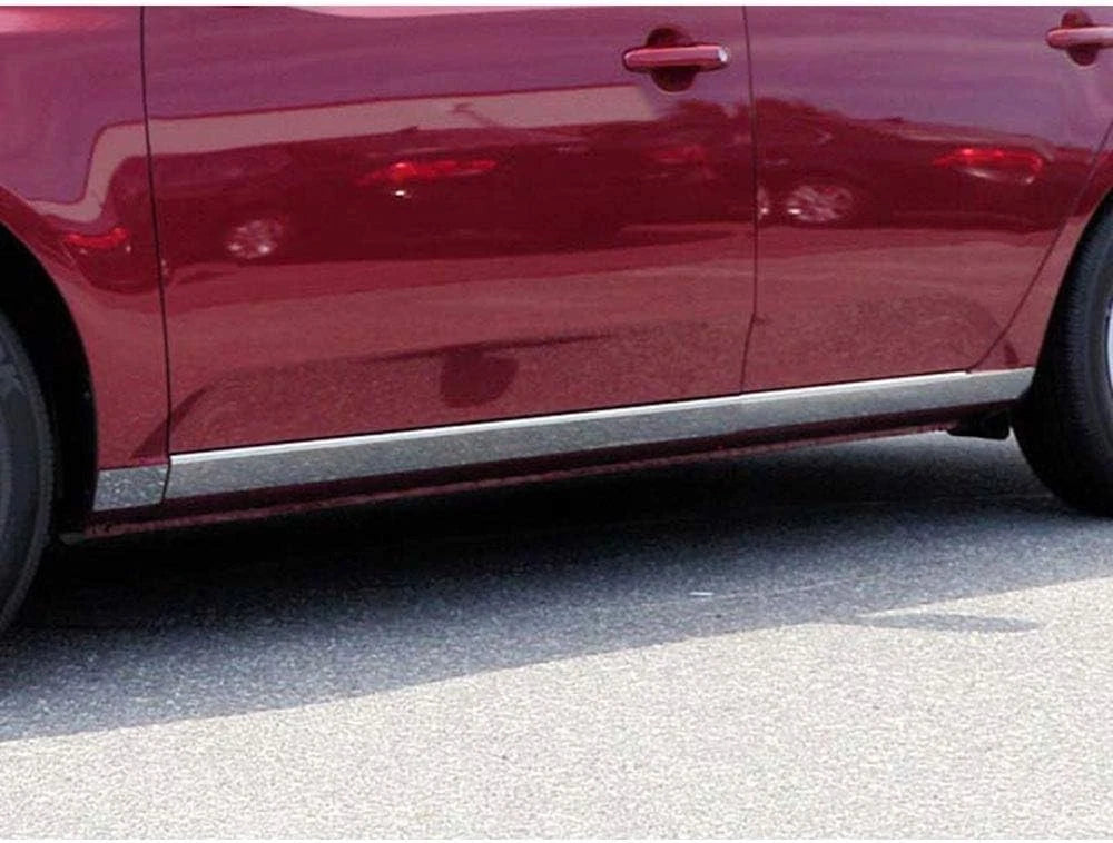 6p Luxury FX Chrome 2 1/2' Lower Rocker Molding Trim for 10-13 Kia Forte