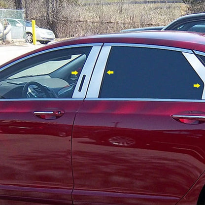 Luxury FX Chrome Pillar Post Set 8pc for Lincoln MKZ (2013–2020)