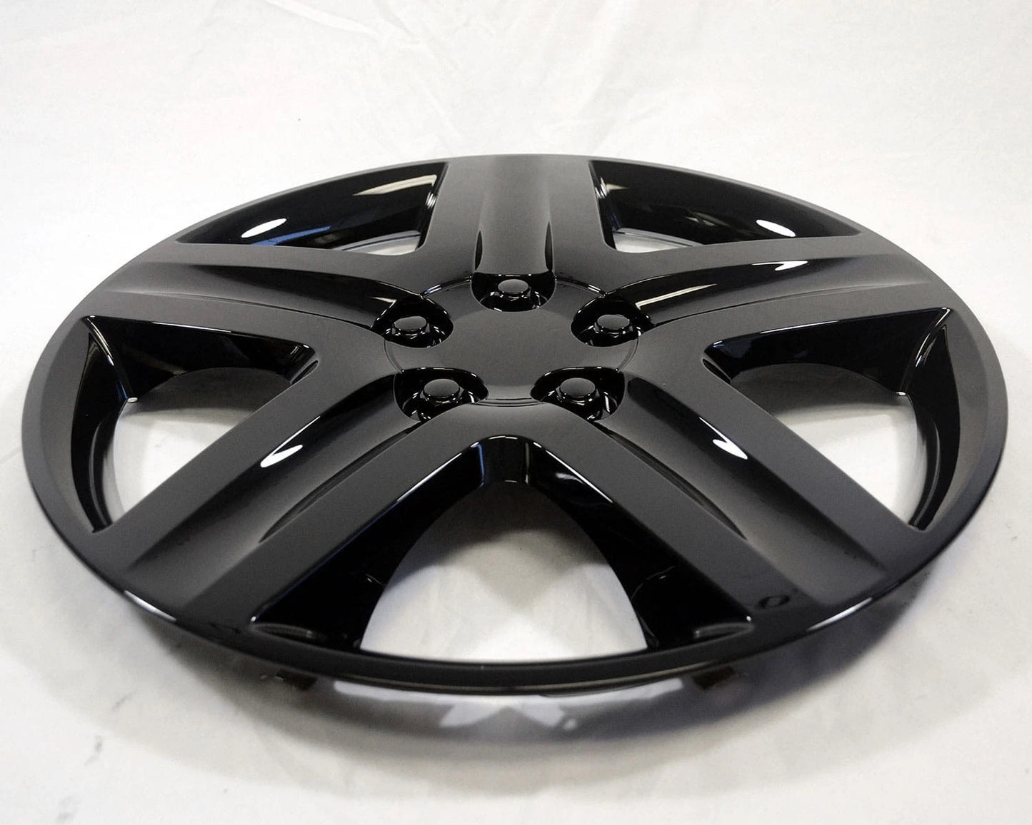 16 Inch Gloss Black Deluxe Hubcaps Wheel Covers Set 4 for Chevrolet Monte Carlo (1970–1972)