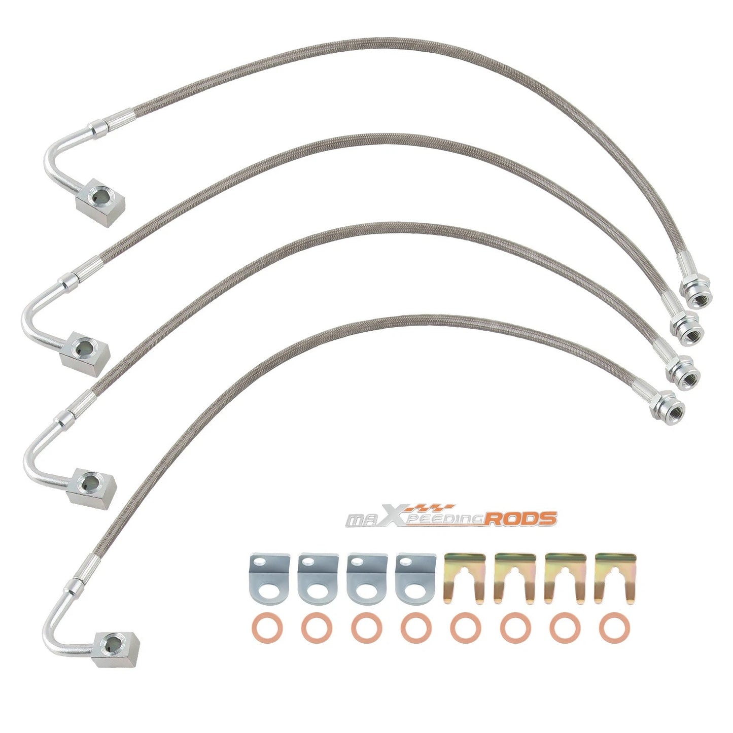 Extended Brake Lines Kit for Jeep Wrangler (2007–2017)