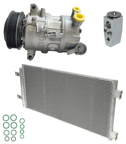 AC Compressor Kit With Condenser for Chevy Cruze 1.6L (2018–2018)