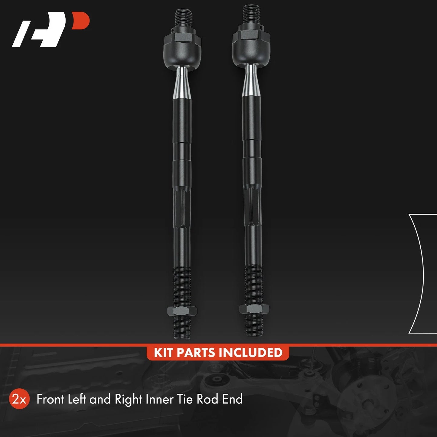 2X Front Inner Side Tie Rod Ends for Chevrolet Cruze (2011–2015)