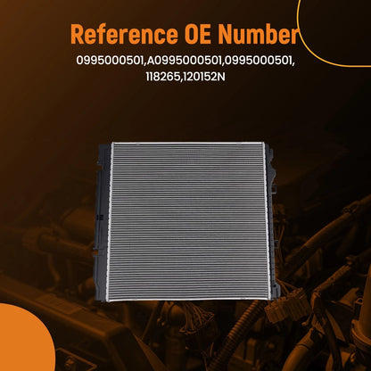 Aluminum Engine Coolant Radiator for Mercedes-Benz AMG GT C (2018–2021)