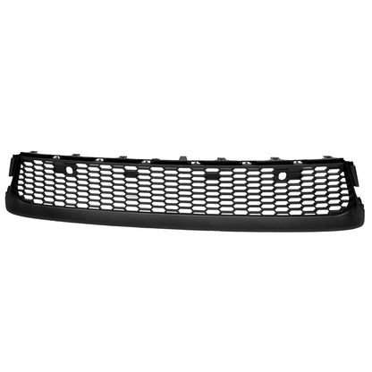 Front Bumper Cover Grille Replacement Textured with Park Assist Holes for
