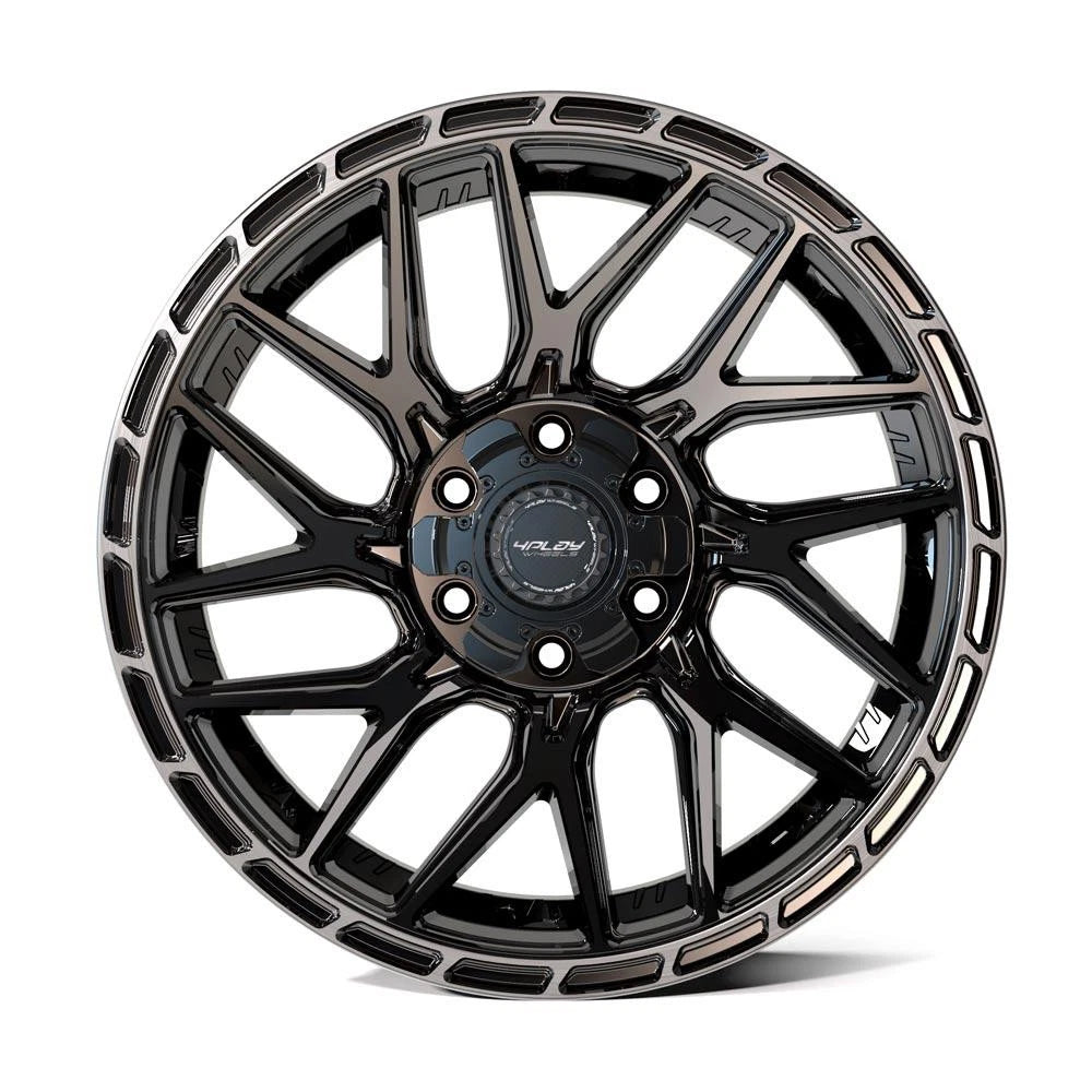 Gloss Black Wheel 20 Inch with Brushed Face for 1992-1999 GMC Yukon