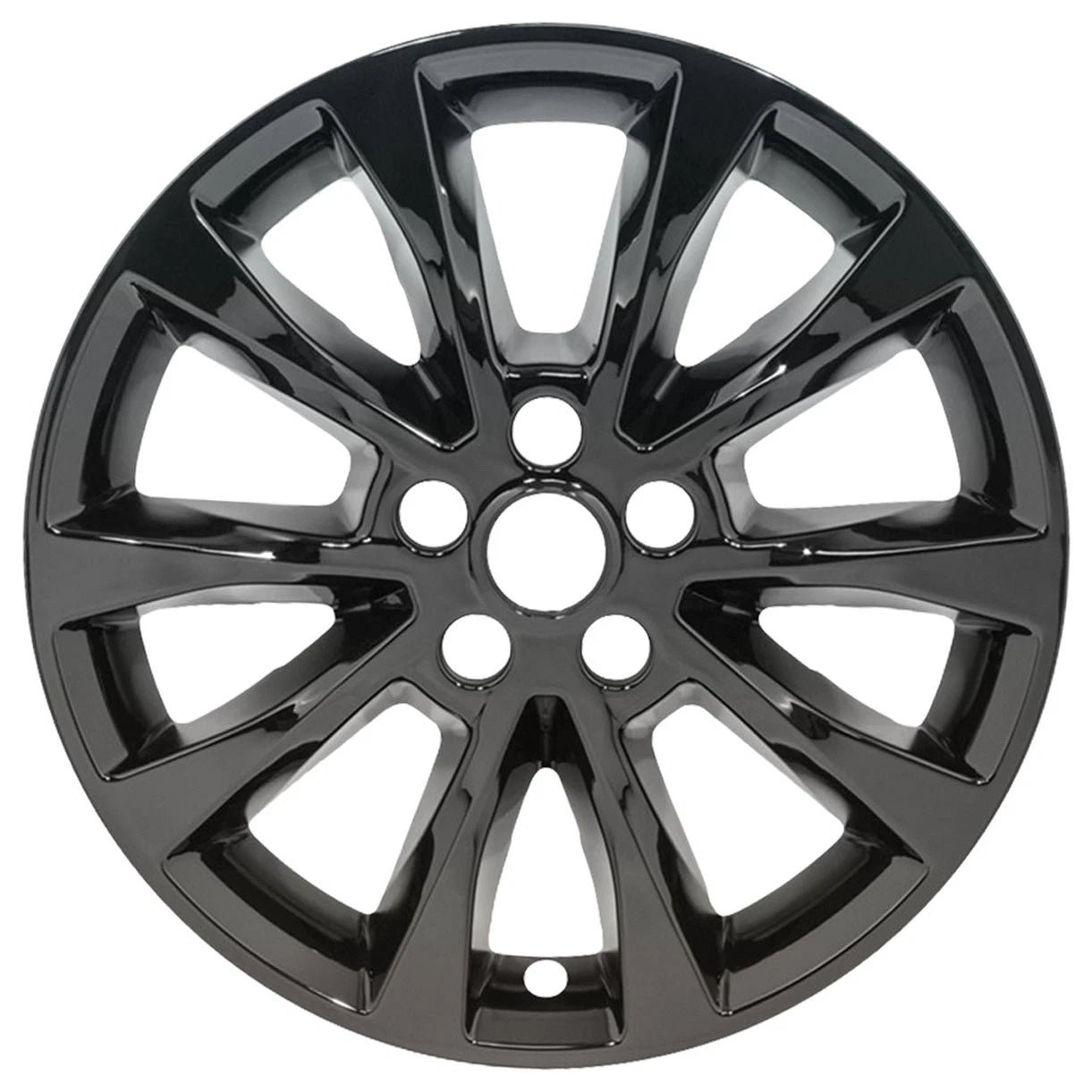 17 Inch Gloss Black Wheel Skins Replacement for Ford Fusion SE (2016–2017)
