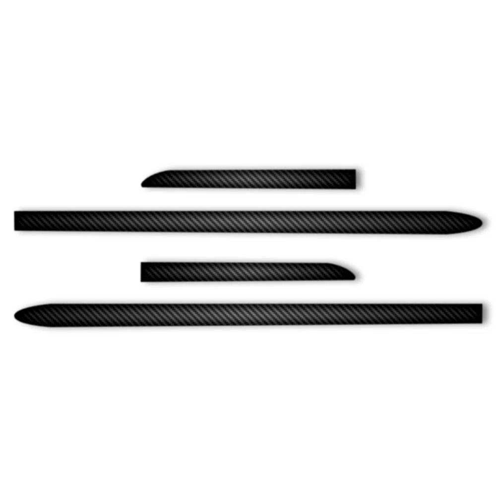 4pc Carbon Fiber 7/8''-1 1/8'' Accent Trim for 2014-2019 Kia Soul