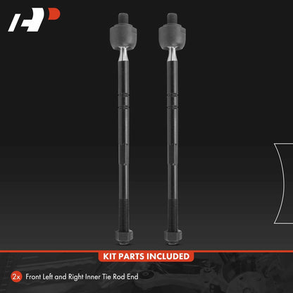 2X Front Inner Tie Rod End for Benz E350 E400 E550 (2012–2018)
