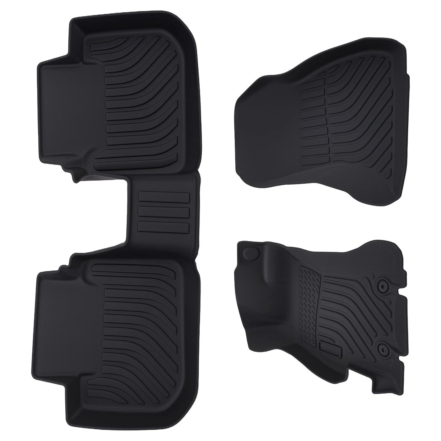 All-Weather Black Floor Mat Set for Subaru Impreza (2012–2016)