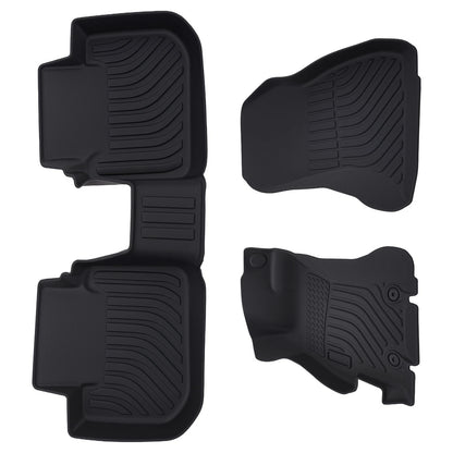 All-Weather Black Floor Mat Set for Subaru Impreza (2012–2016)