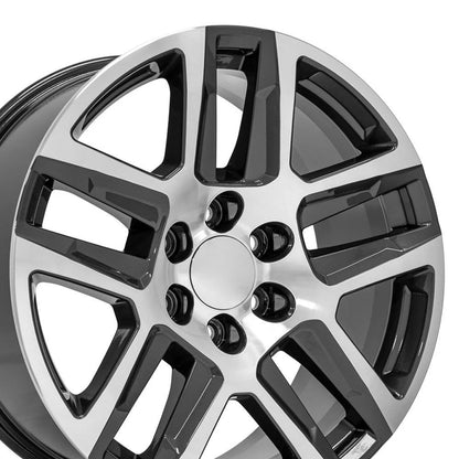 20" Gunmetal Machined Wheel for 2003-2014 Chevy Express 1500 - RVO4734