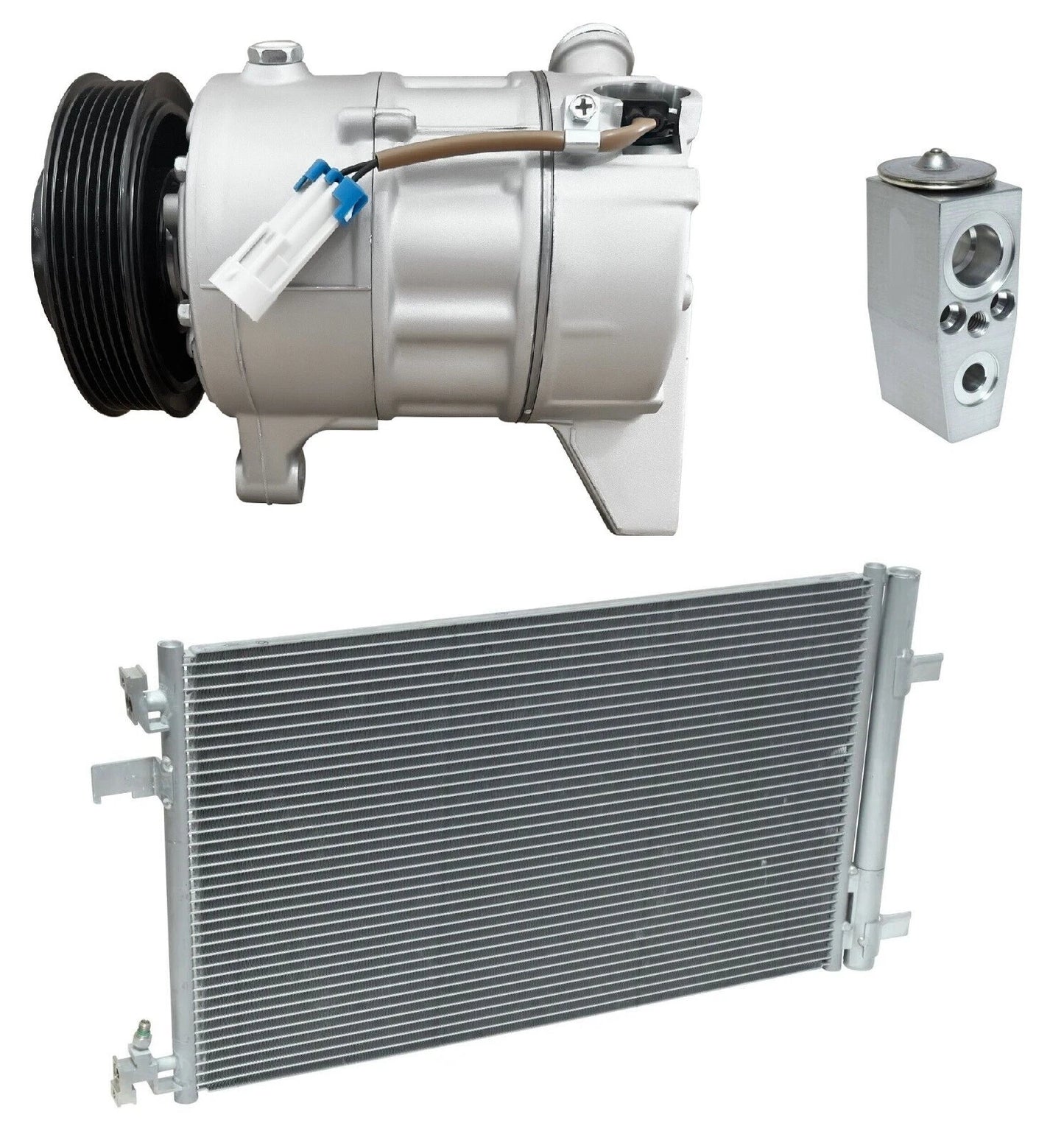 AC Compressor Kit With Condenser for Buick Allure 3.0L (2010–2010)