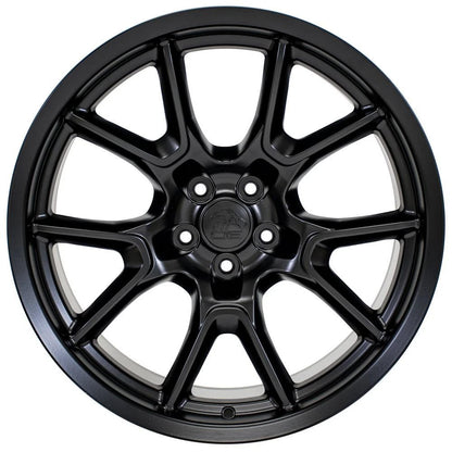 20 Inch Satin Black Wheel Replacement for 2005–2008 Dodge Magnum (One)