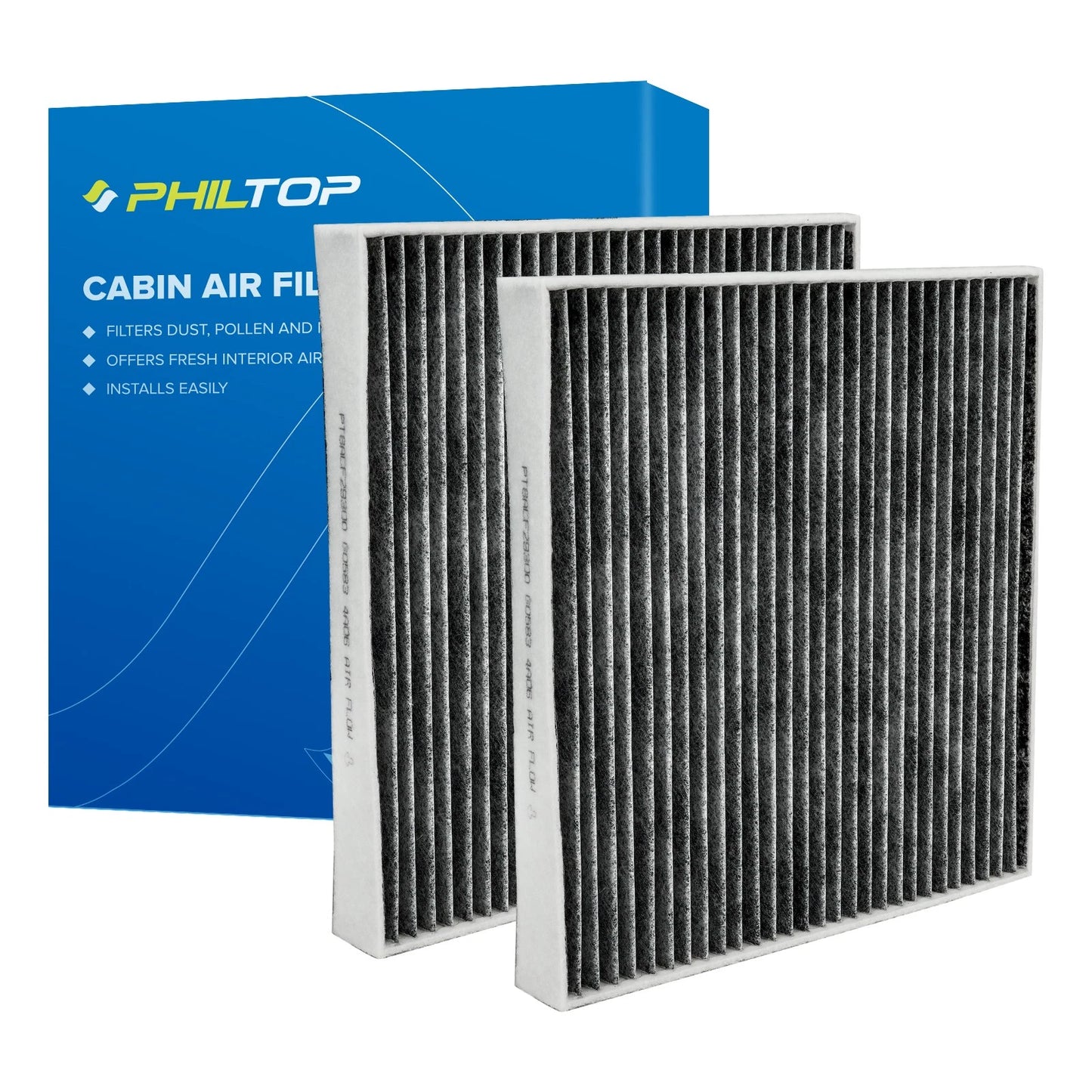 2x Cabin Air Filter for Chevrolet Silverado 1500 and GMC Sierra 1500 (2014–2018)