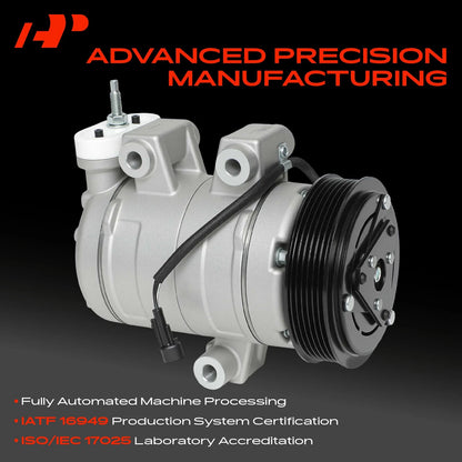 A/C Compressor with Clutch for Chevy Equinox Pontiac Torrent (2006–2009)