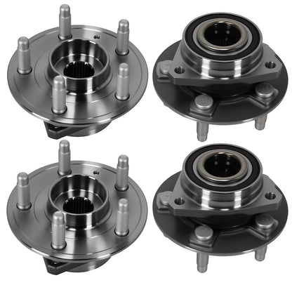 Front Rear Wheel Hub and Bearing Assembly for Cadillac XTS (2018–2019)