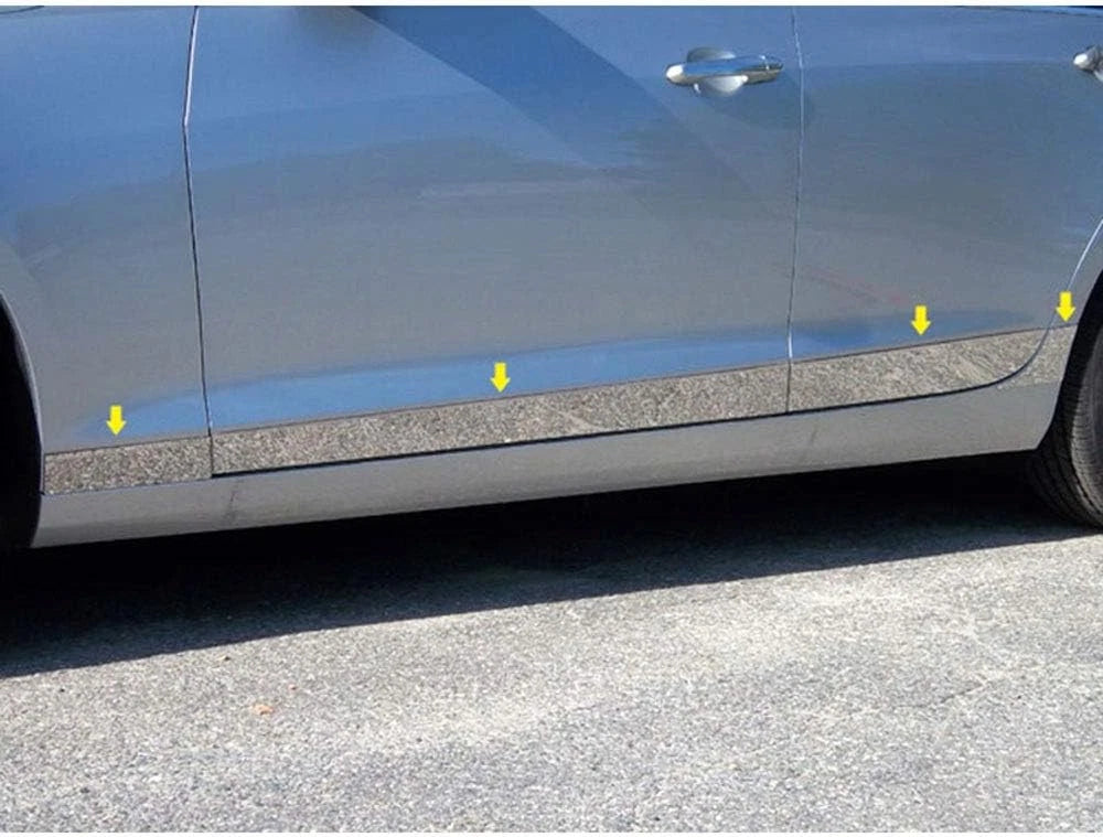 8pc. Luxury FX Chrome 2 1/4- 4 1/8' Accent Trim For 2013-2018 Cadillac ATS