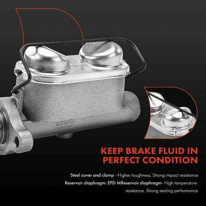 Brake Master Cylinder with Reservoir for Chevy C20 Pickup (1967–1970)
