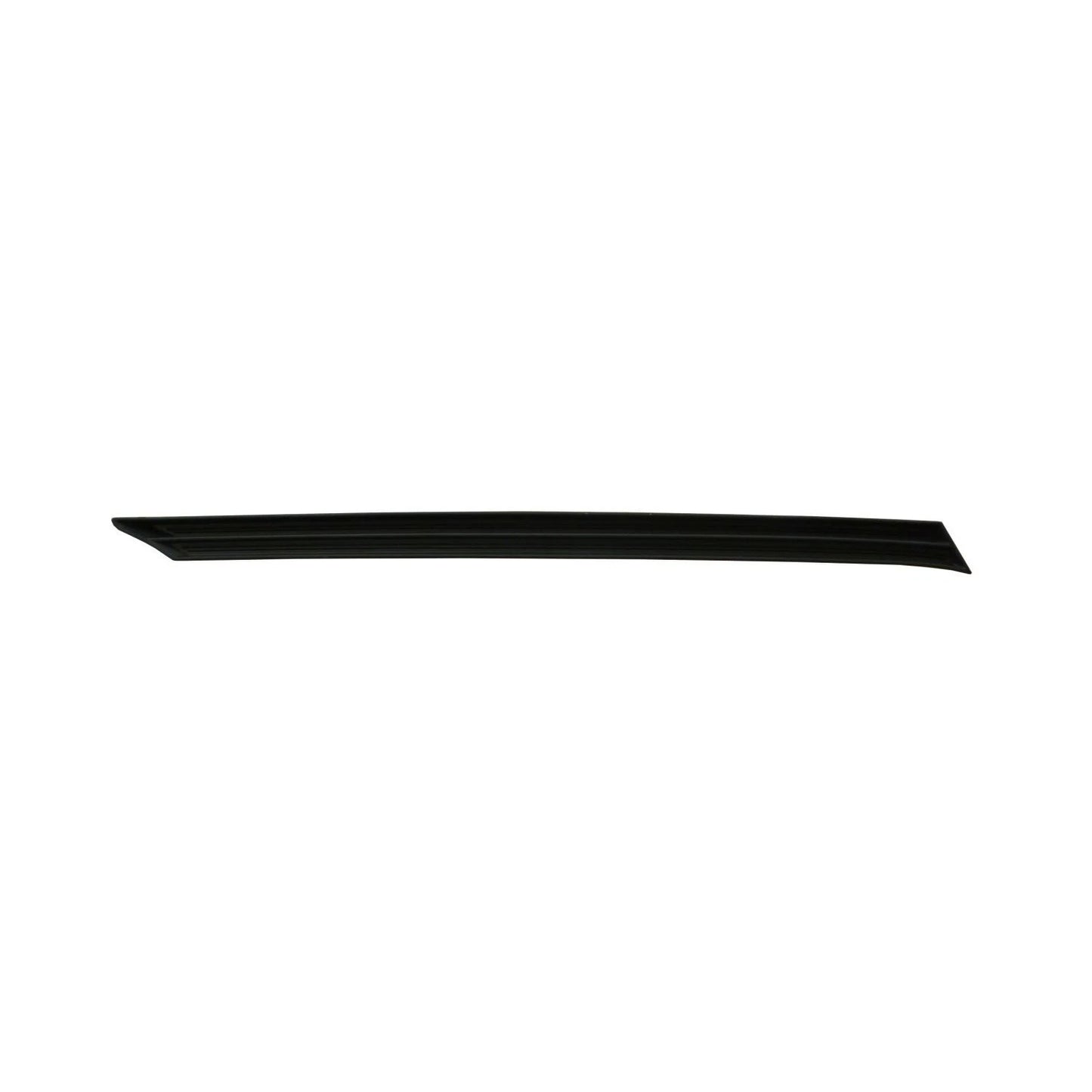 Replacement Black Textured Polypropylene Front Driver Side Upper Grille Molding