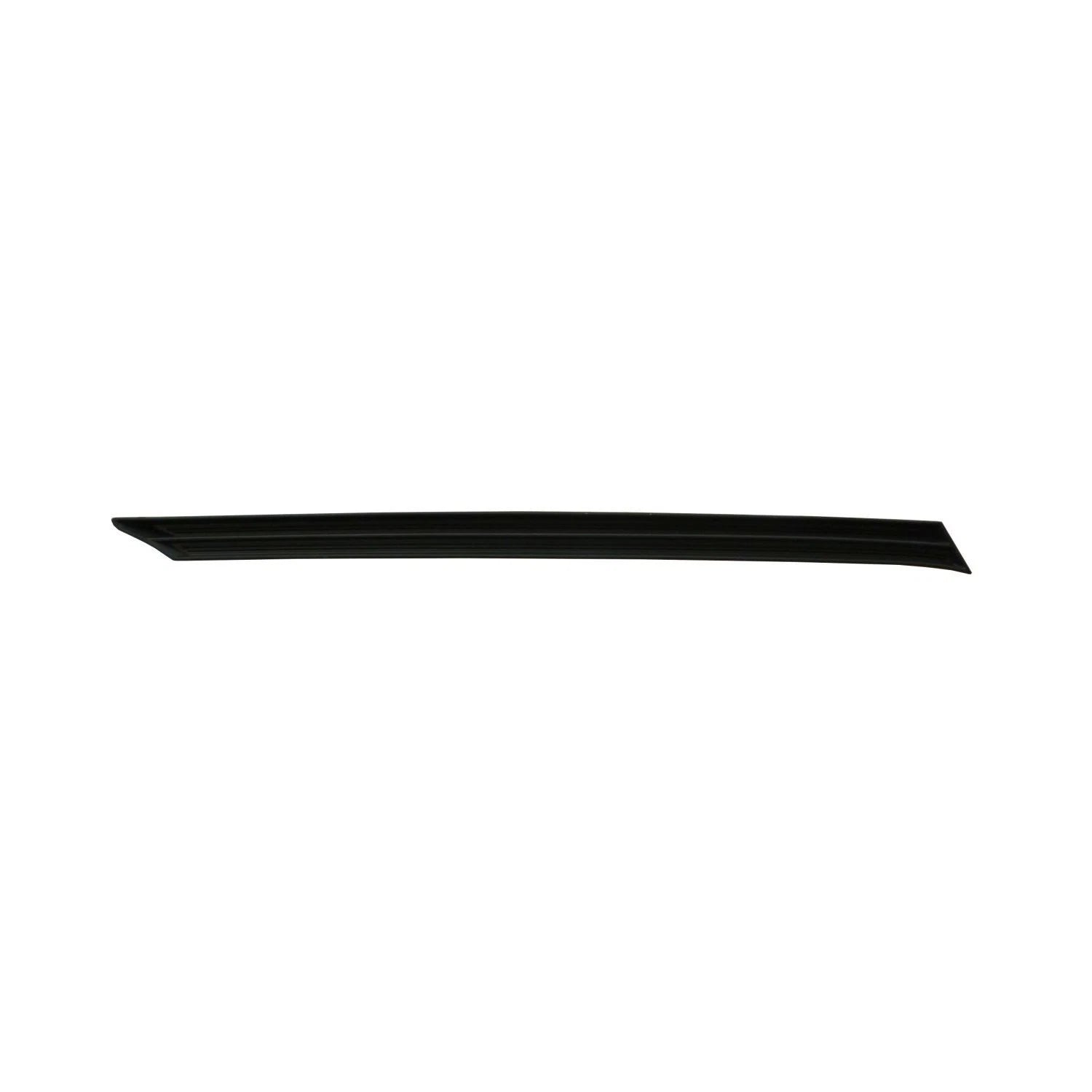 Replacement Black Textured Polypropylene Front Driver Side Upper Grille Molding