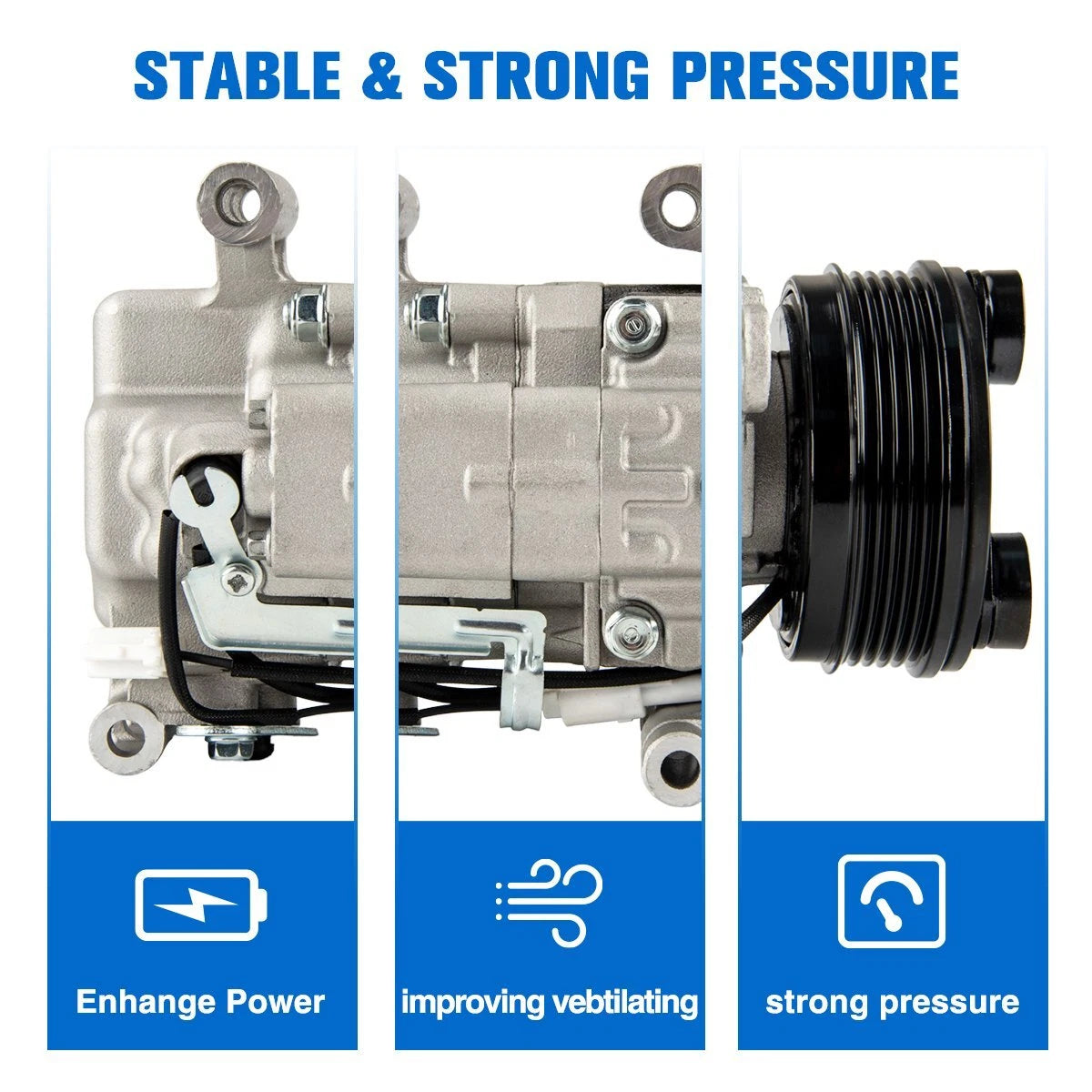 AC Air Compressor for Mazda 3 (2004–2009) Mazda 3 Sport (2009–2009) and Mazda 5 (2006–2010)
