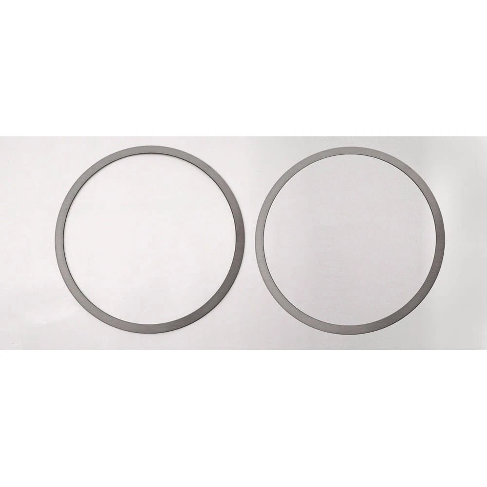 2pc Polished Stainless Steel Door Speaker Trim for 2015-2016 Ford Mustang