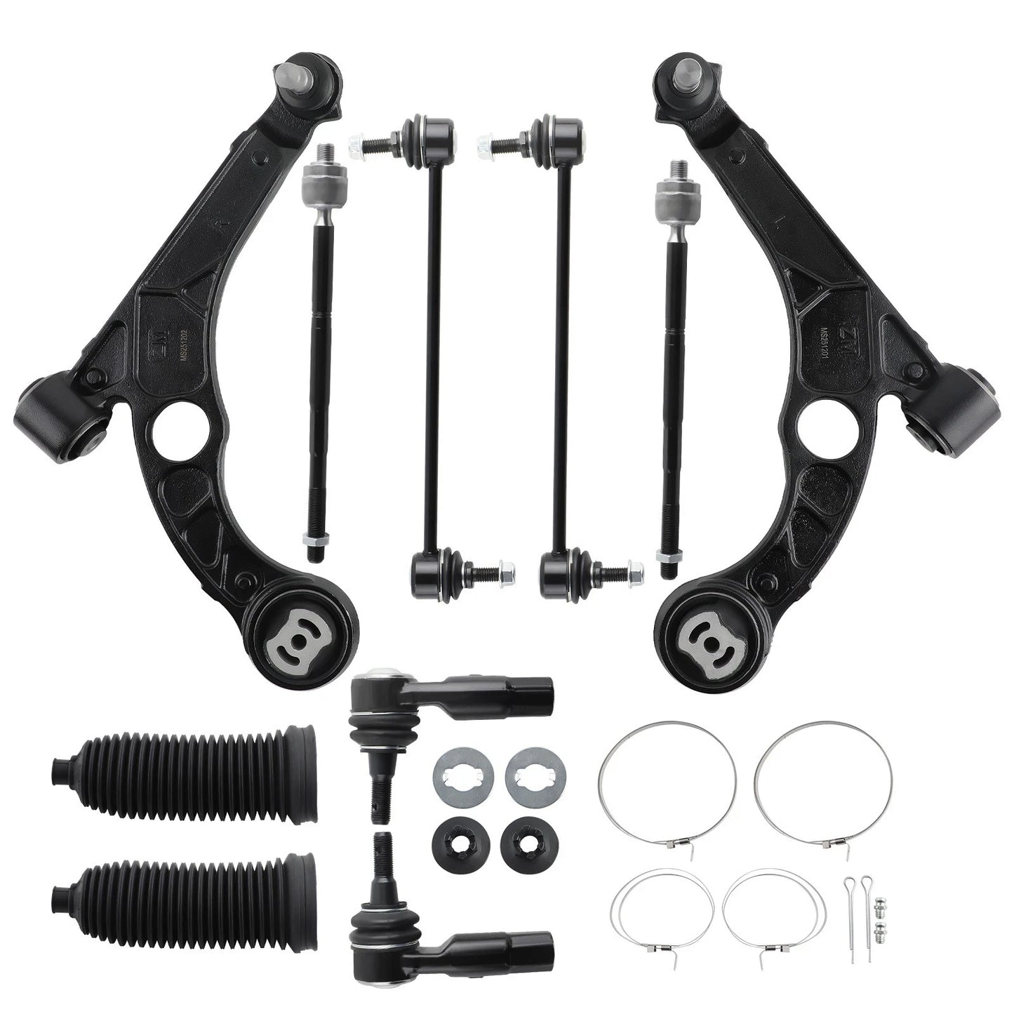 Control Arms Suspension Kit for Dodge Dart 2013–2016, Chrysler 200 2015–2017