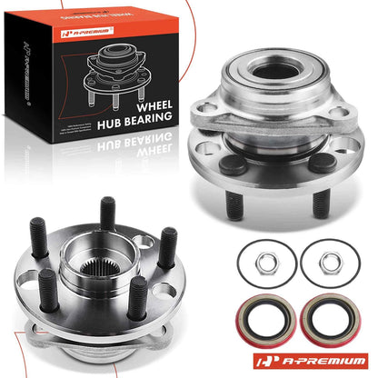 2X Front Wheel Hub & Bearing Assembly for Chevrolet Buick Pontiac