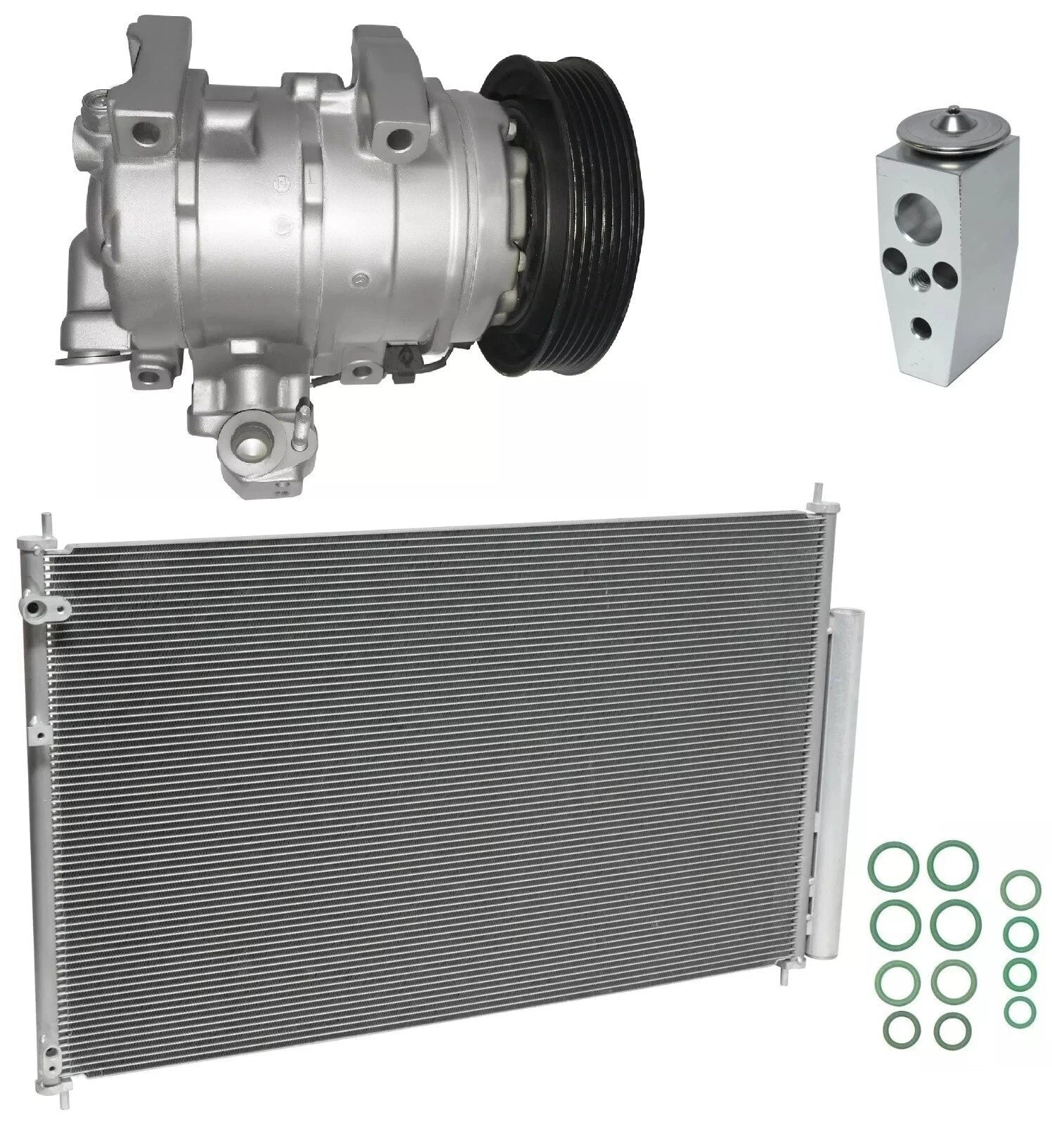 AC Compressor Kit with Condenser for Honda Odyssey 3.5L (2013–2017)
